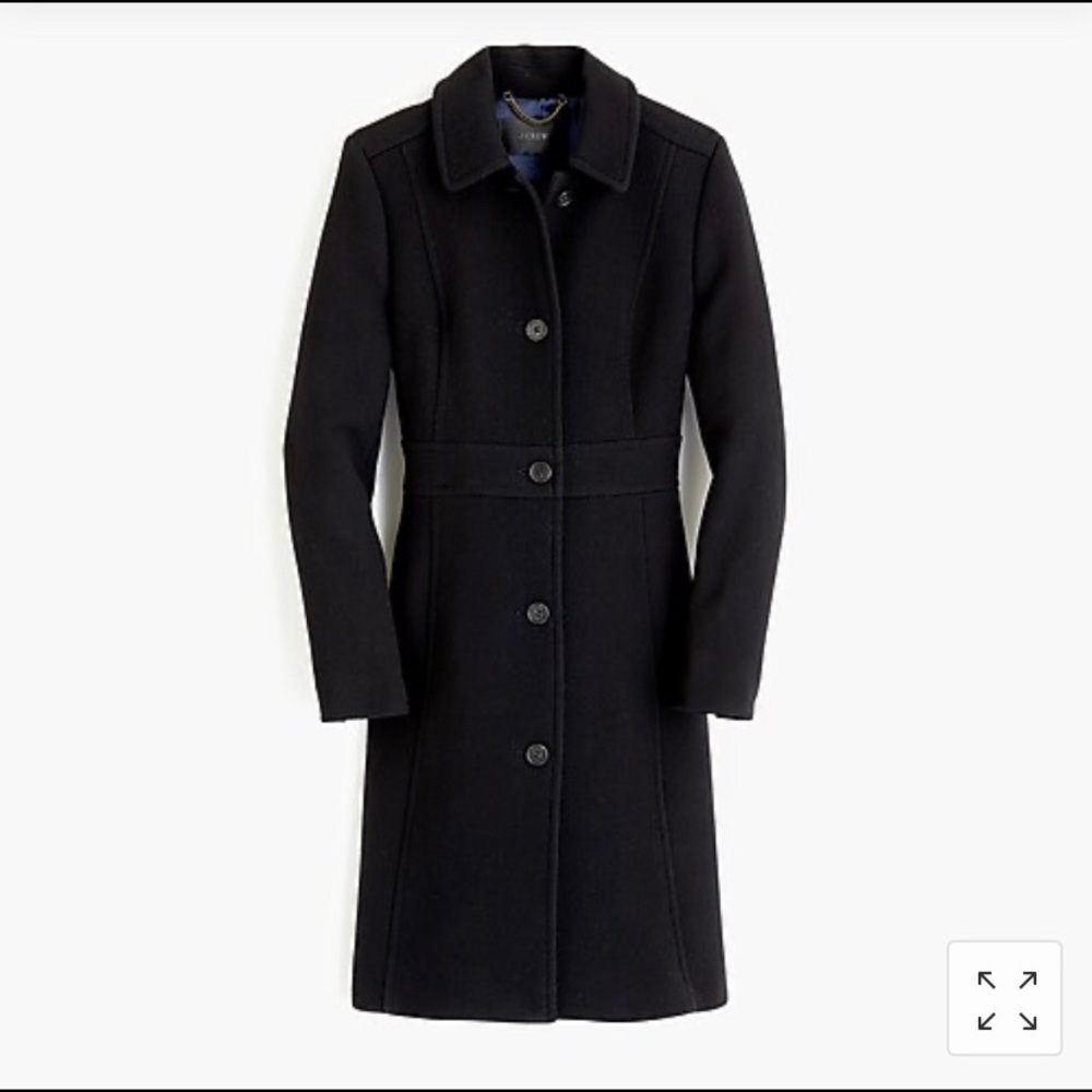 J CREW Classic Italian double-cloth Coat